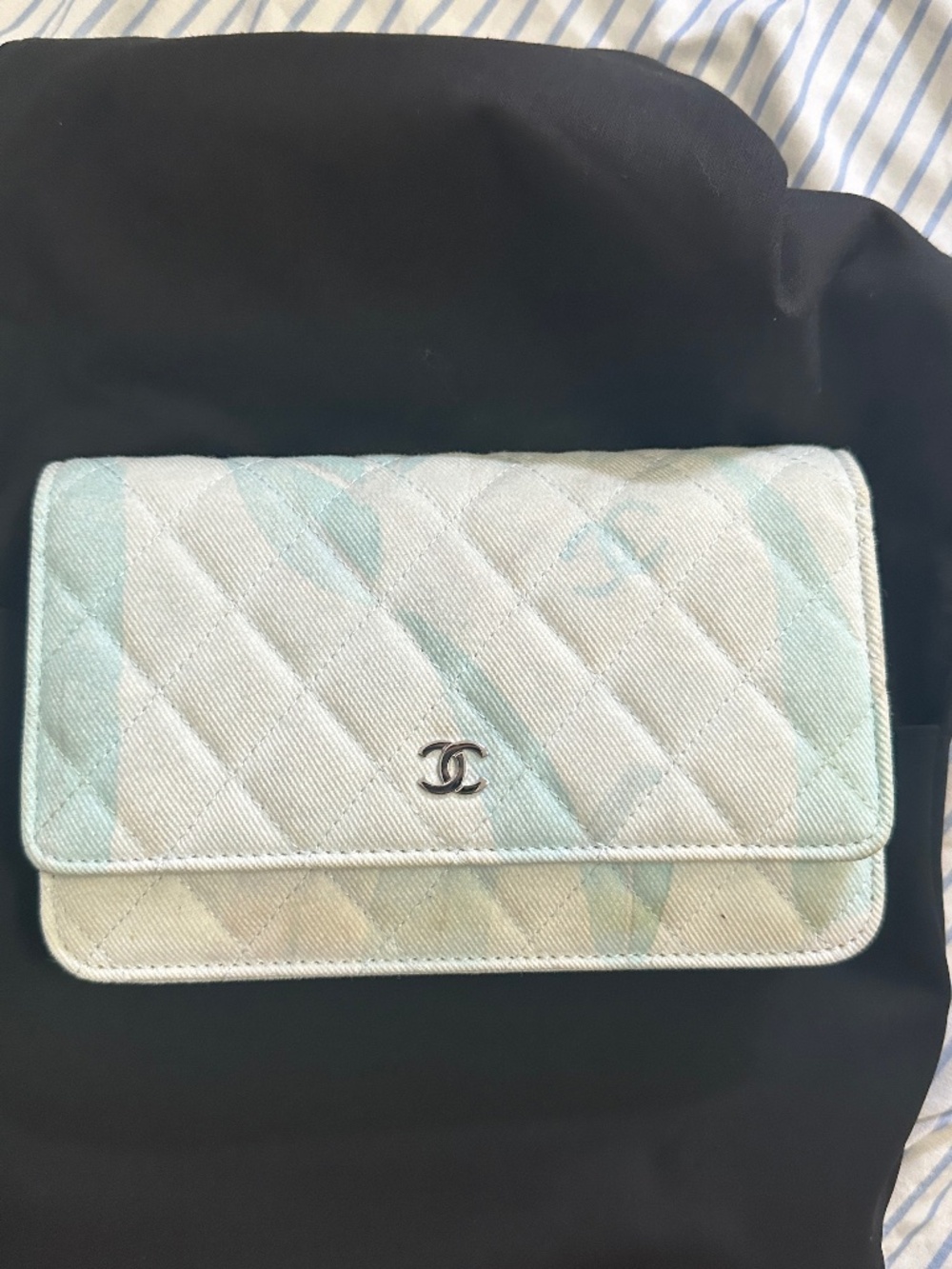 Chanel denim WOC